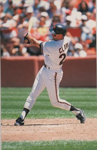 1989 Barry Colla Will Clark Postcards #7 Will Clark Front