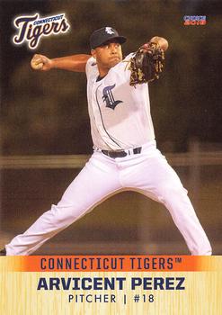 2018 Choice Connecticut Tigers #24 Arvicent Perez Front