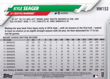 2020 Topps Holiday - Metallic #HW153 Kyle Seager Back