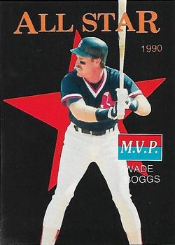 1990 M.V.P. Big League All Stars Red Star Background (unlicensed) #3 Wade Boggs Front