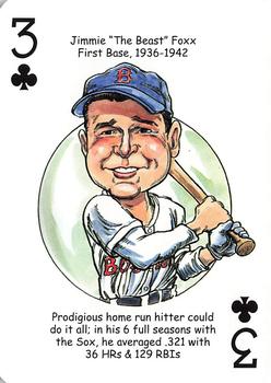 2009 Hero Decks Boston Red Sox Baseball Heroes Playing Cards #3♣ Jimmie 
