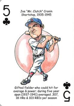 2009 Hero Decks Boston Red Sox Baseball Heroes Playing Cards #5♣ Joe 