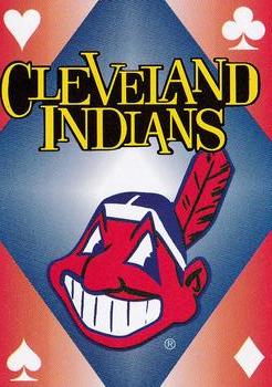 1992 Kahn's Cleveland Indians Playing Cards #10♥ Sandy Alomar Jr. Back