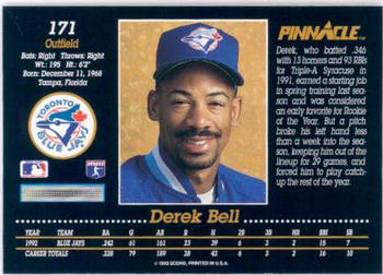 1993 Pinnacle #171 Derek Bell Back