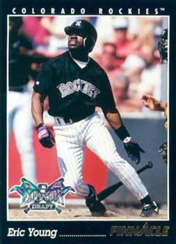 1993 Pinnacle #518 Eric Young Front
