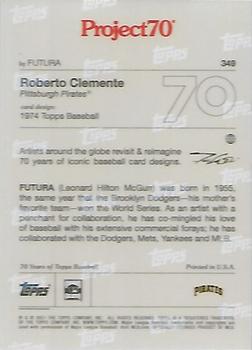 2021-22 Topps Project70 #349 Roberto Clemente Back