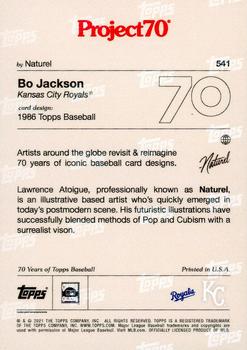 2021-22 Topps Project70 #541 Bo Jackson Back