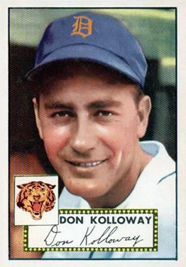 1952 Topps #104 Don Kolloway Front
