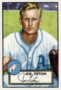 1952 Topps #134 Joe Tipton Front