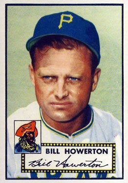1952 Topps #167 Bill Howerton Front