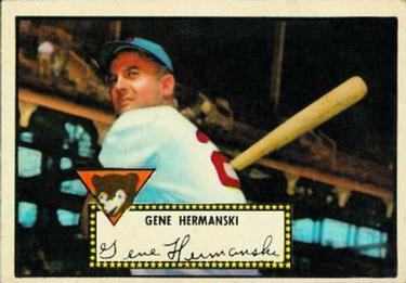 1952 Topps #16 Gene Hermanski Front