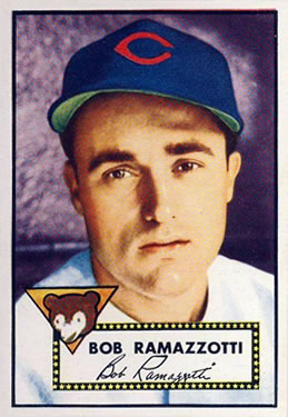 1952 Topps #184 Bob Ramazzotti Front