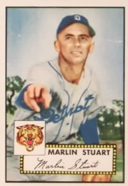 1952 Topps #208 Marlin Stuart Front