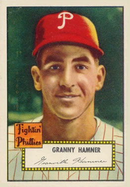 1952 Topps #221 Granny Hamner Front