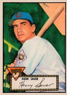 1952 Topps #35 Hank Sauer Front