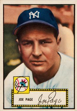 1952 Topps #48 Joe Page Front