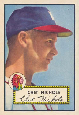 1952 Topps #288 Chet Nichols Front