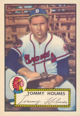 1952 Topps #289 Tommy Holmes Front