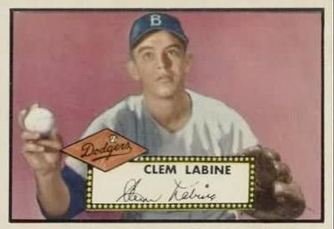 1952 Topps #342 Clem Labine Front