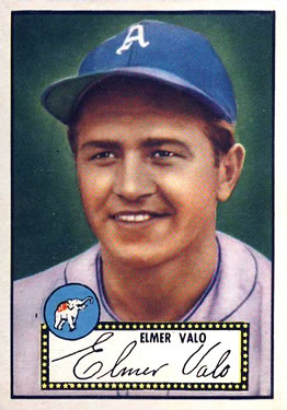 1952 Topps #34 Elmer Valo Front