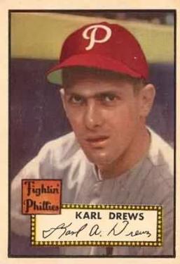 1952 Topps #352 Karl Drews Front
