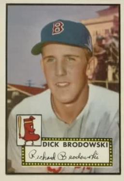 1952 Topps #404 Dick Brodowski Front