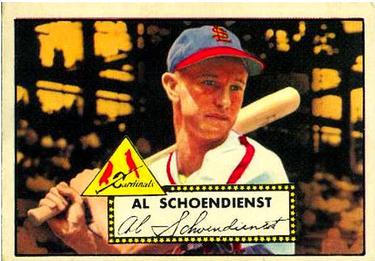 1952 Topps #91 Al Schoendienst Front