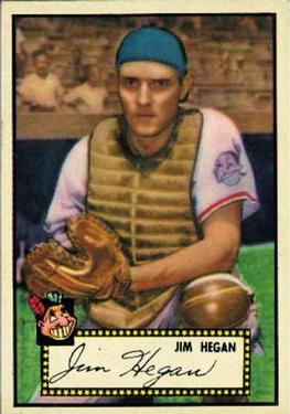 1952 Topps #17 Jim Hegan Front
