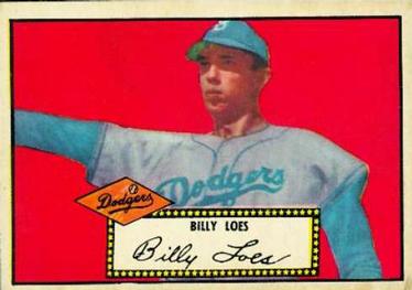 1952 Topps #20 Billy Loes Front