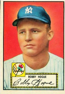 1952 Topps #9 Bobby Hogue Front
