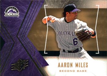 2005 SP Collection - 2005 SPx #3 Aaron Miles Front