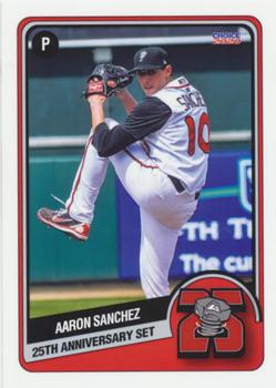 2020 Choice Lansing Lugnuts 25th Anniversary #11 Aaron Sanchez Front