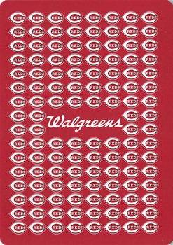 2011 Walgreens Cincinnati Reds Playing Cards SGA #7♥ Chris Heisey Back