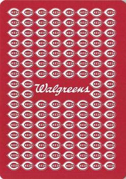 2011 Walgreens Cincinnati Reds Playing Cards SGA #4♠ Nick Masset Back