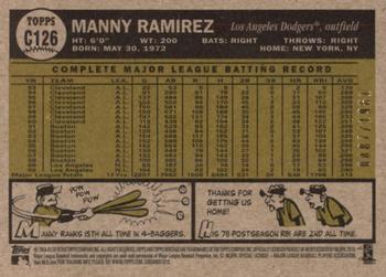 2010 Topps Heritage - Chrome #C126 Manny Ramirez Back