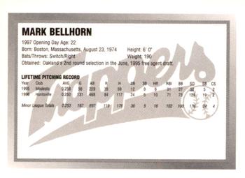1997 Edmonton Trappers #NNO Mark Bellhorn Back