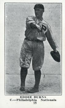 1917 Collins-McCarthy (E135) Reprint #18 Eddie Burns Front