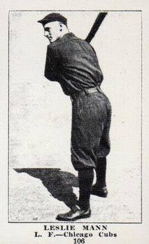1917 Collins-McCarthy (E135) Reprint #106 Les Mann Front
