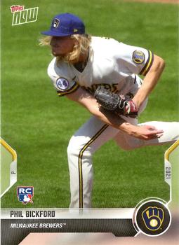 2021 Topps Now Road to Opening Day Milwaukee Brewers #OD-343 Phil Bickford Front