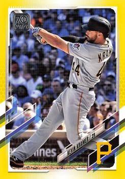 2021 Topps - Yellow #344 Kevin Kramer Front