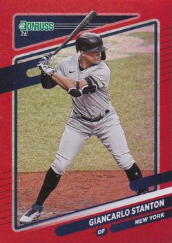 2021 Donruss - Holo Red #98 Giancarlo Stanton Front
