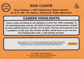 2021 Donruss - Independence Day #250 Rod Carew Back