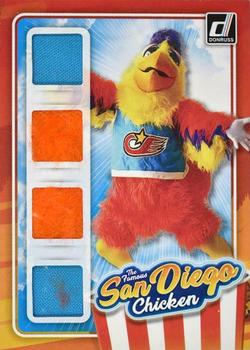 2021 Donruss - The Famous San Diego Chicken Material #CHICKEN-87 The Famous San Diego Chicken Front