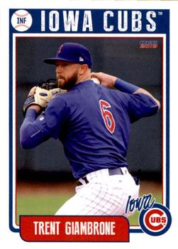 2019 Choice Iowa Cubs #13 Trent Giambrone Front