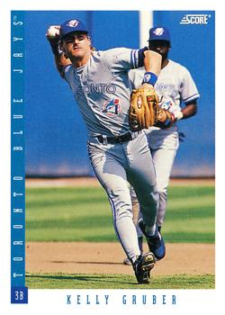 1993 Score #156 Kelly Gruber Front