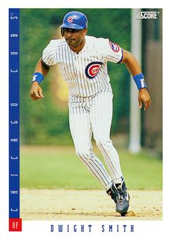1993 Score #637 Dwight Smith Front