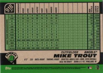 2021 Bowman - 1991 Bowman Baseball #91B-MT Mike Trout Back