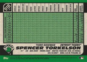 2021 Bowman - 1991 Bowman Baseball Atomic Refractor #91B-ST Spencer Torkelson Back