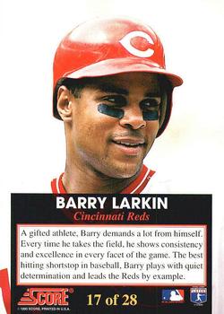 1993 Score - The Franchise #17 Barry Larkin Back