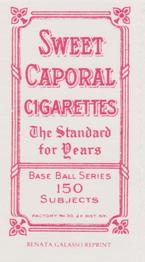 1982-85 Galasso Baseball Hobby Card Report T206 Reprints #NNO Bob Spade Back